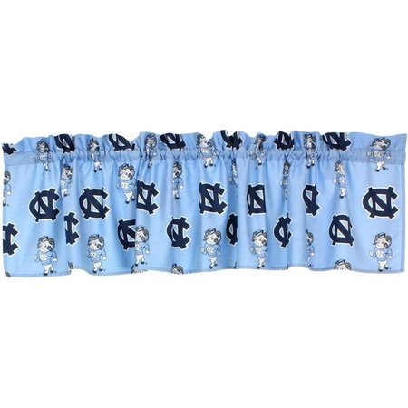 COLLEGE COVERS College Covers NCUCVL UNC Printed Curtain Valance- 84 x 15 NCUCVL